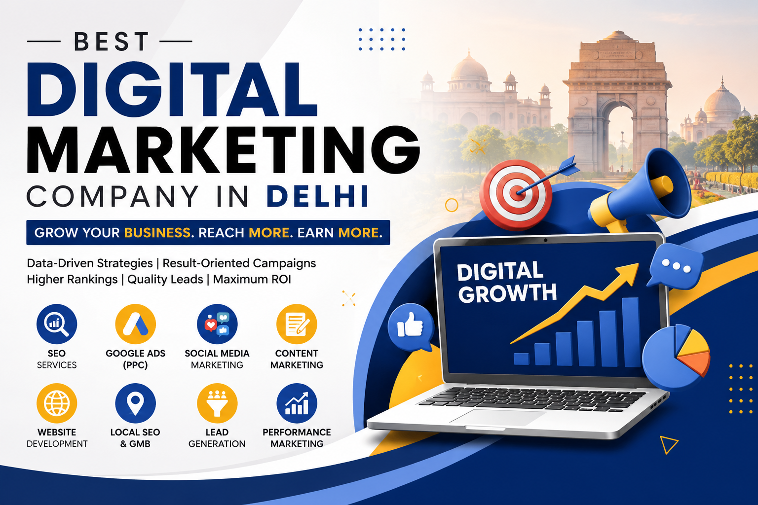 Best Digital Marketing Company in Delhi – Grow Your Business with Creation and Development (CAD)